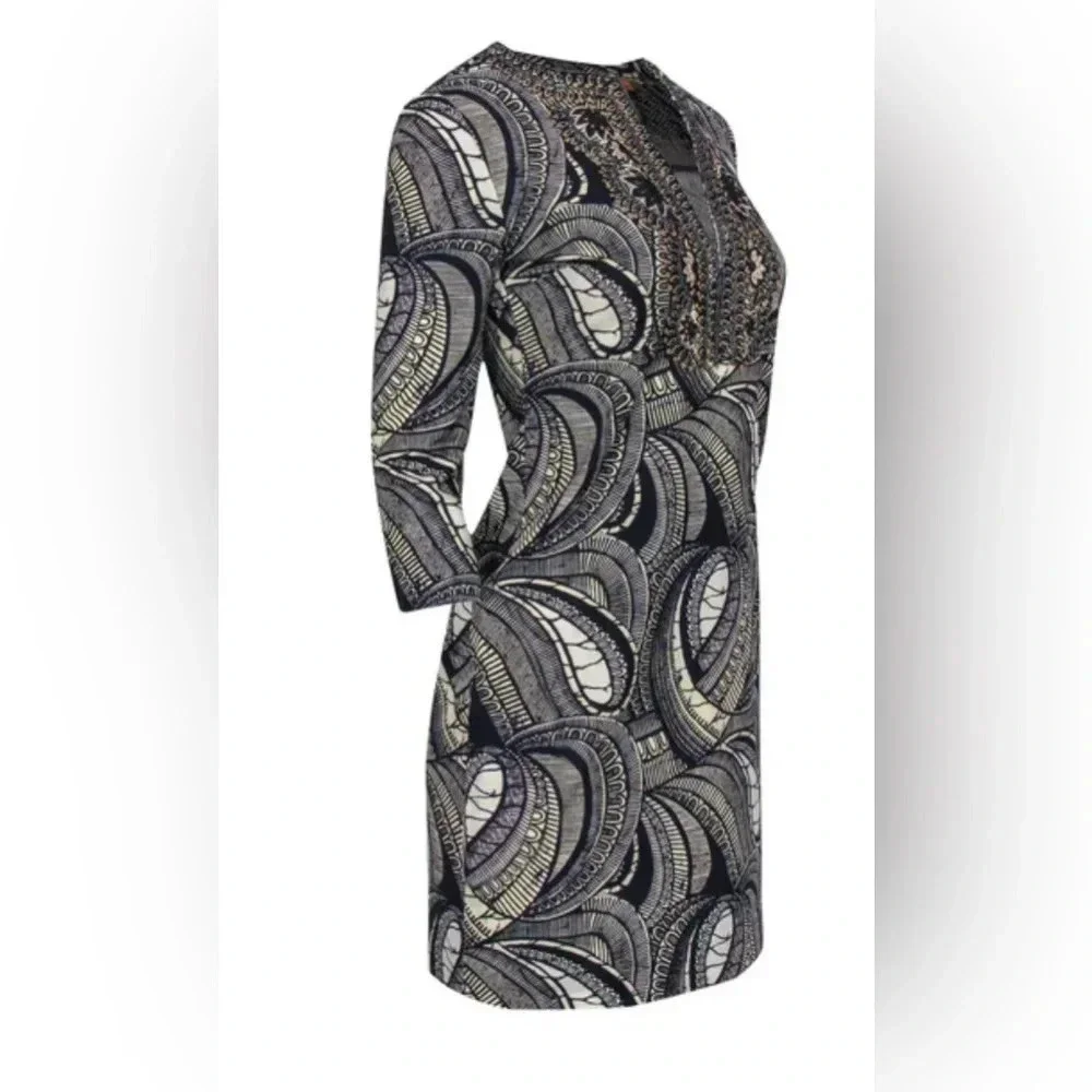 Tory Burch Dress Women’s 8 Leila Caftan Beaded